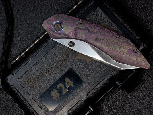 Keanison K9 Custom #24 - Timascus Accents