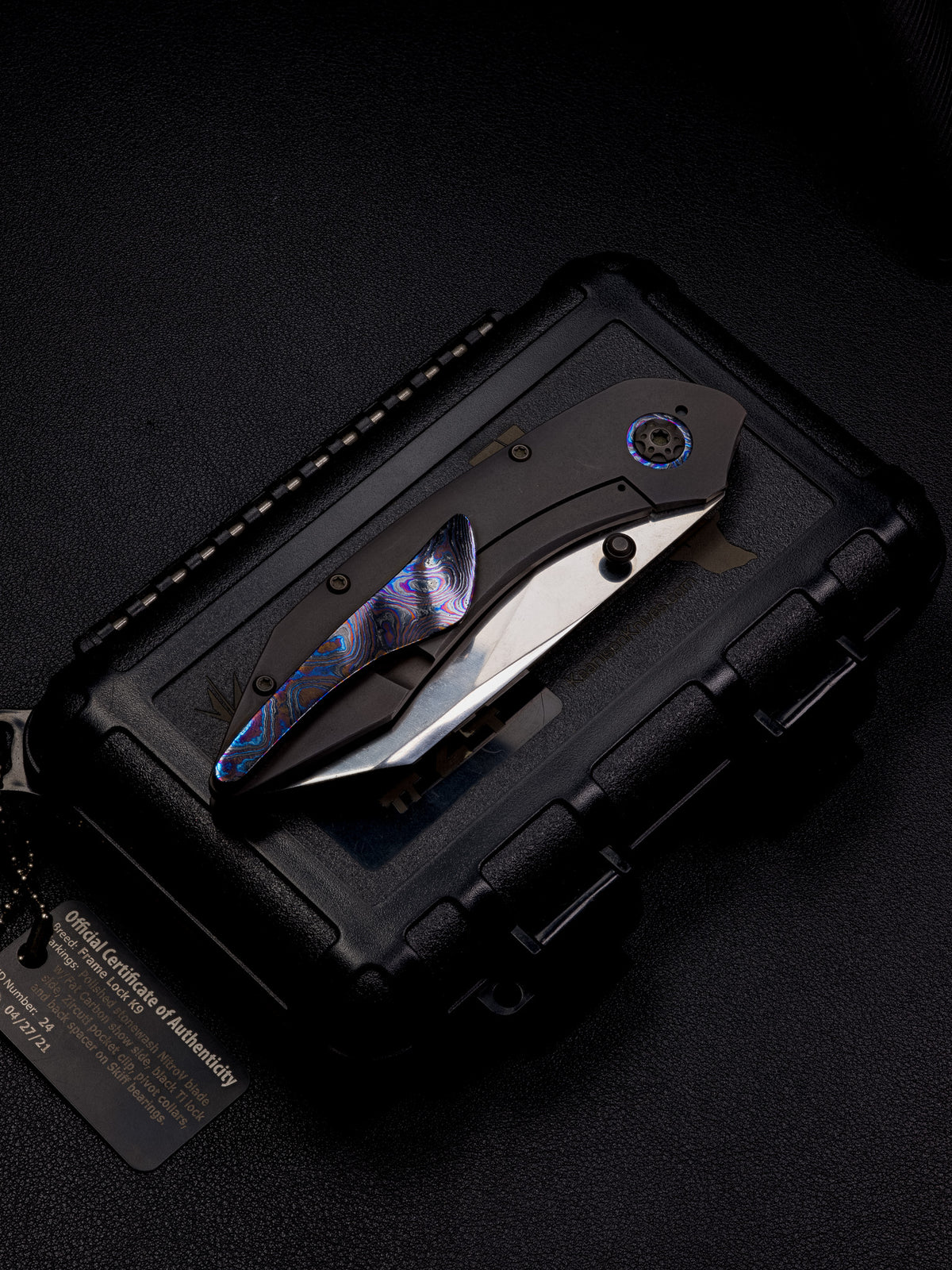 Keanison K9 Custom #24 - Timascus Accents
