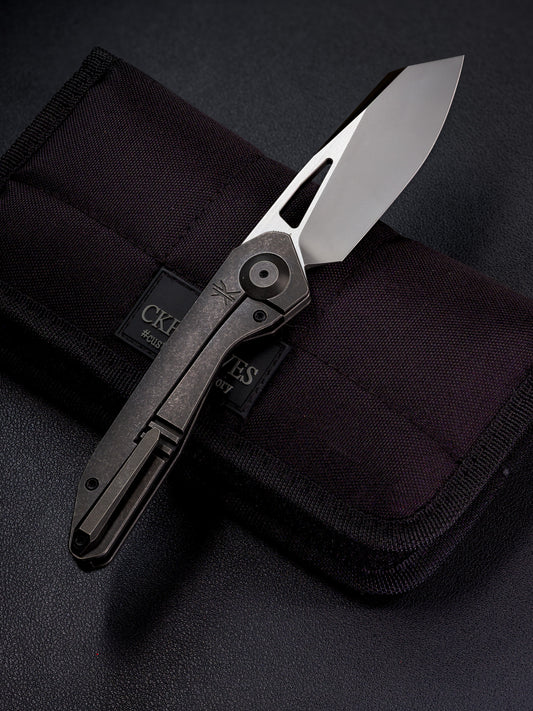Keanison x CKF Basset Hound - Blackened Ti
