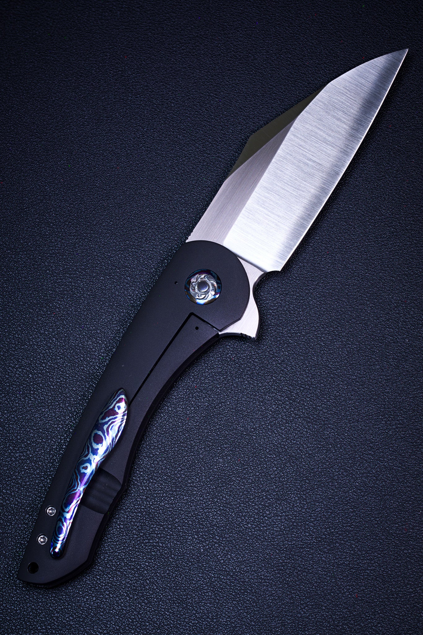 Robert Carter Cricket Full Size - Timascus clip and spacer