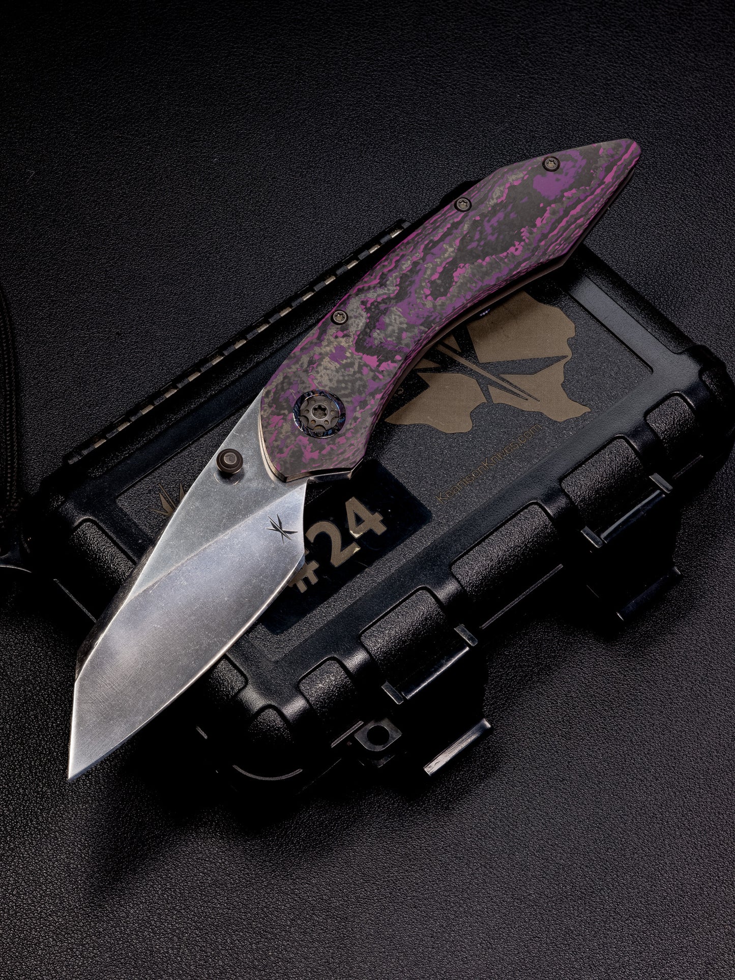 Keanison K9 Custom #24 - Timascus Accents