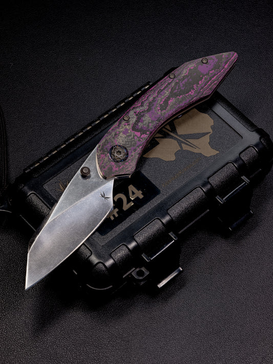 Keanison K9 Custom #24 - Timascus Accents