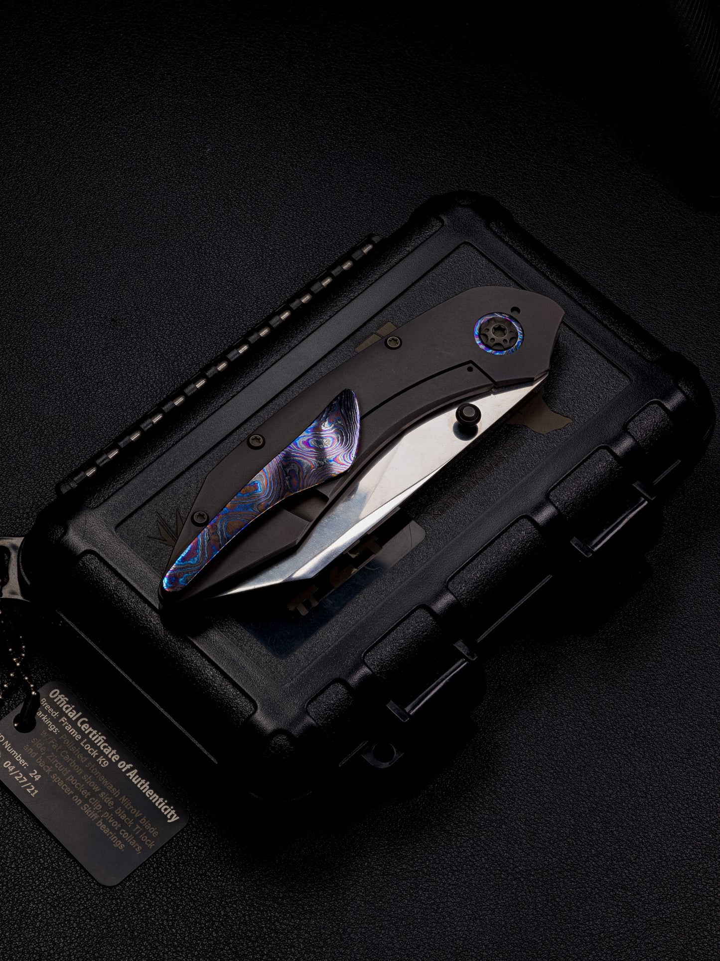 Keanison K9 Custom #24 - Timascus Accents