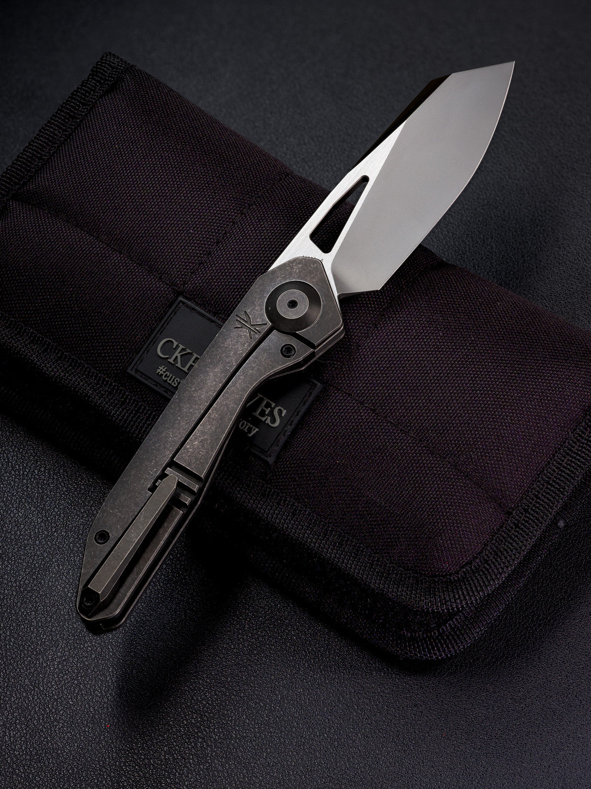 Keanison x CKF Basset Hound - Blackened Ti